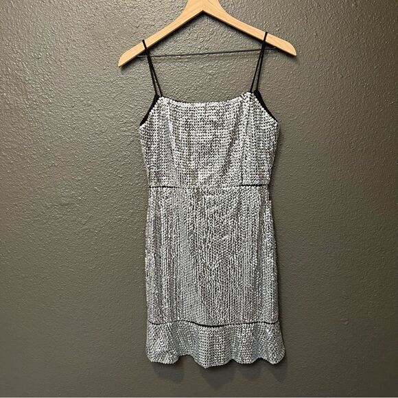 REVOLVE, Endless Rose Sequin Mini Dress in Silver - Picture 5 of 16
